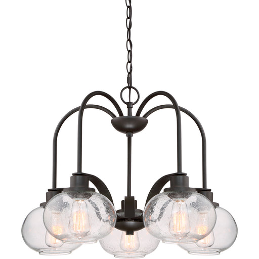 Myhouse Lighting Quoizel - TRG5105OZ - Five Light Chandelier - Trilogy - Old Bronze