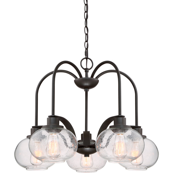 Myhouse Lighting Quoizel - TRG5105OZ - Five Light Chandelier - Trilogy - Old Bronze