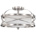 Myhouse Lighting Nuvo Lighting - 60-5331 - Two Light Semi Flush Mount - Ginger - Brushed Nickel