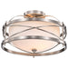 Myhouse Lighting Nuvo Lighting - 60-5331 - Two Light Semi Flush Mount - Ginger - Brushed Nickel