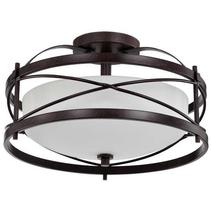 Myhouse Lighting Nuvo Lighting - 60-5335 - Two Light Semi Flush Mount - Ginger - Old Bronze