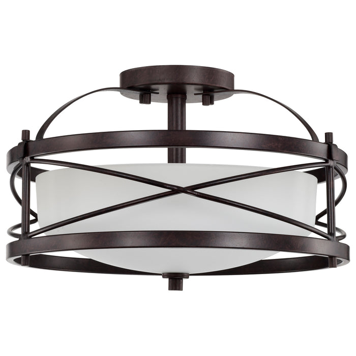 Myhouse Lighting Nuvo Lighting - 60-5335 - Two Light Semi Flush Mount - Ginger - Old Bronze