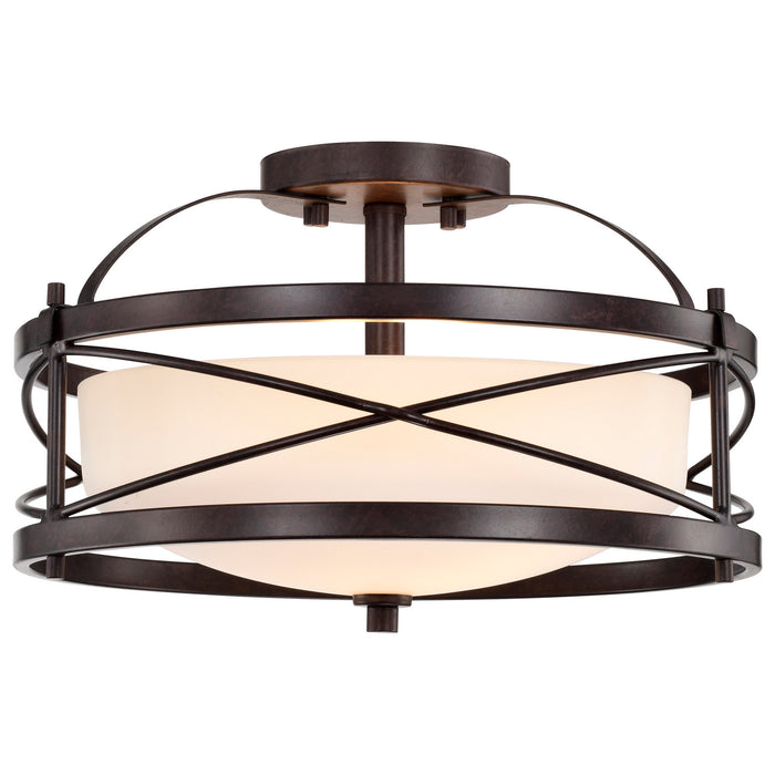 Myhouse Lighting Nuvo Lighting - 60-5335 - Two Light Semi Flush Mount - Ginger - Old Bronze