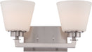 Myhouse Lighting Nuvo Lighting - 60-5452 - Two Light Vanity - Mobili - Brushed Nickel