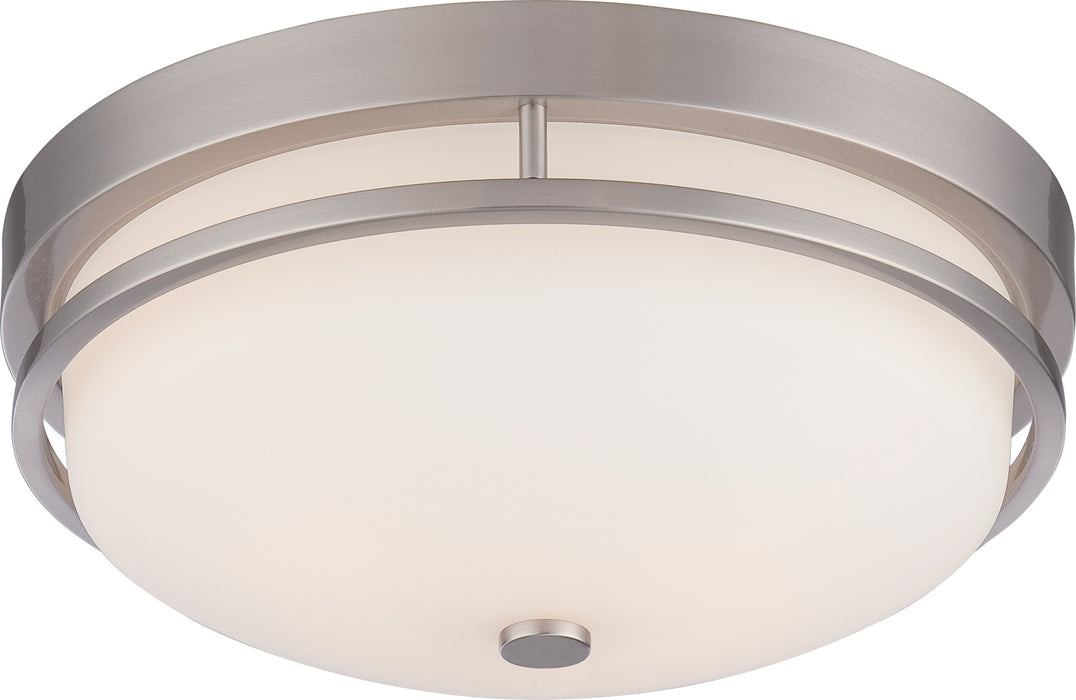 Myhouse Lighting Nuvo Lighting - 60-5486 - Two Light Flush Mount - Neval - Brushed Nickel