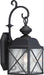 Myhouse Lighting Nuvo Lighting - 60-5621 - One Light Wall Lantern - Wingate - Textured Black