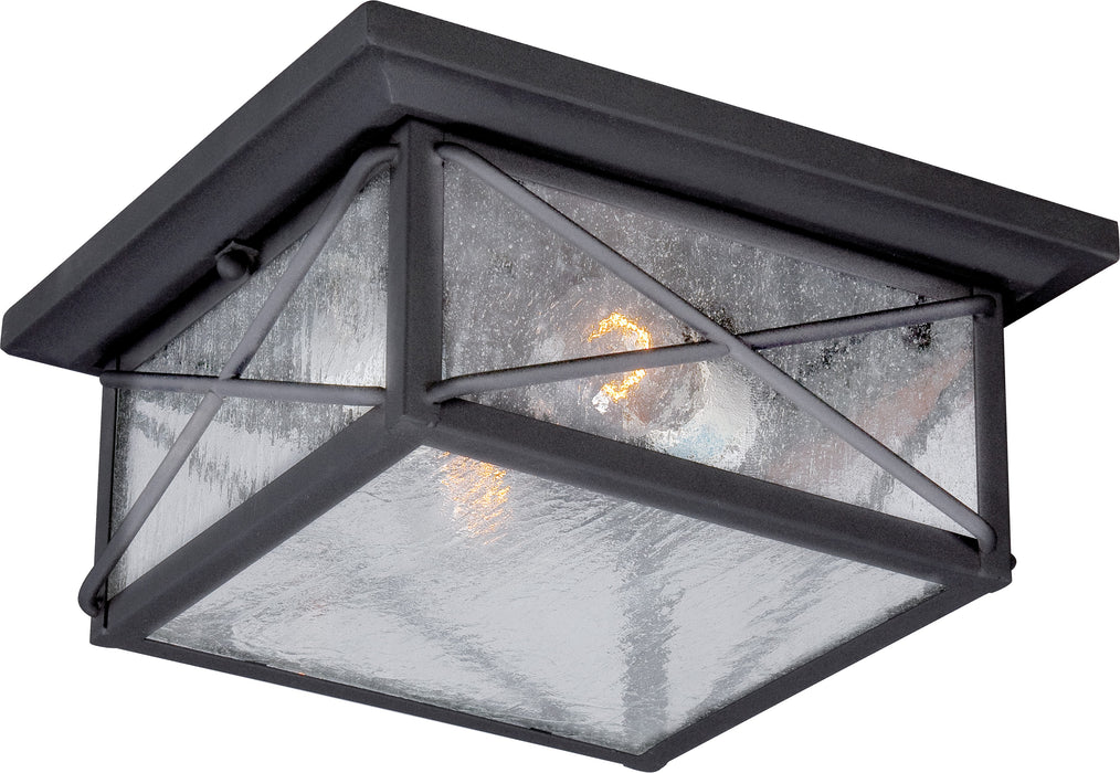 Myhouse Lighting Nuvo Lighting - 60-5626 - Two Light Flush Mount - Wingate - Textured Black