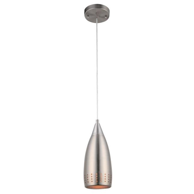 Myhouse Lighting Westinghouse Lighting - 6101300 - One Light Mini Pendant - Percy - Brushed Nickel