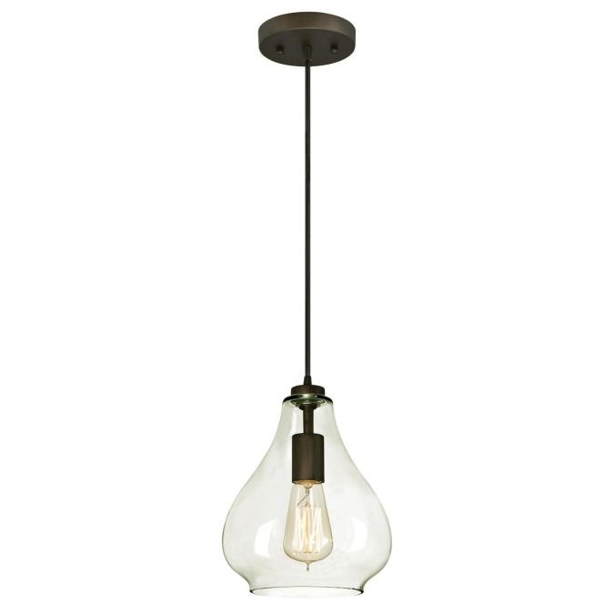 Myhouse Lighting Westinghouse Lighting - 6102600 - One Light Mini Pendant - Wes - Oil Rubbed Bronze