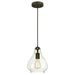 Myhouse Lighting Westinghouse Lighting - 6102600 - One Light Mini Pendant - Wes - Oil Rubbed Bronze