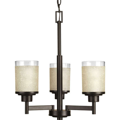 Myhouse Lighting Progress Lighting - P4458-20 - Three Light Chandelier - Alexa - Antique Bronze