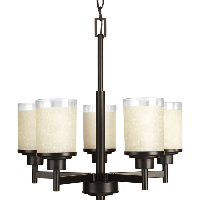 Myhouse Lighting Progress Lighting - P4459-20 - Five Light Chandelier - Alexa - Antique Bronze