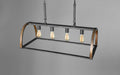 Myhouse Lighting Progress Lighting - P4720-71 - Four Light Island Pendant - Trestle - Gilded Iron