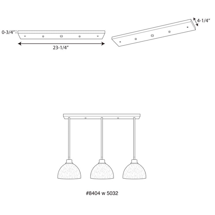 Myhouse Lighting Progress Lighting - P8404-20 - Canopy - Accessory Canopy - Antique Bronze