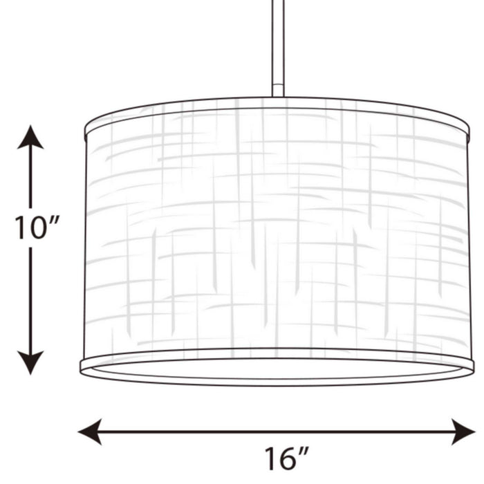 Myhouse Lighting Progress Lighting - P8829-30 - Shade - Markor - Summer Linen