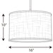 Myhouse Lighting Progress Lighting - P8829-30 - Shade - Markor - Summer Linen