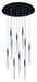 Myhouse Lighting ET2 - E32778-91BC - LED Pendant - Scepter - Black Chrome