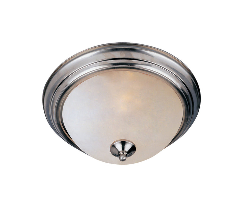 Myhouse Lighting Maxim - 5849FTSN - Two Light Flush Mount - Essentials - 584x - Satin Nickel