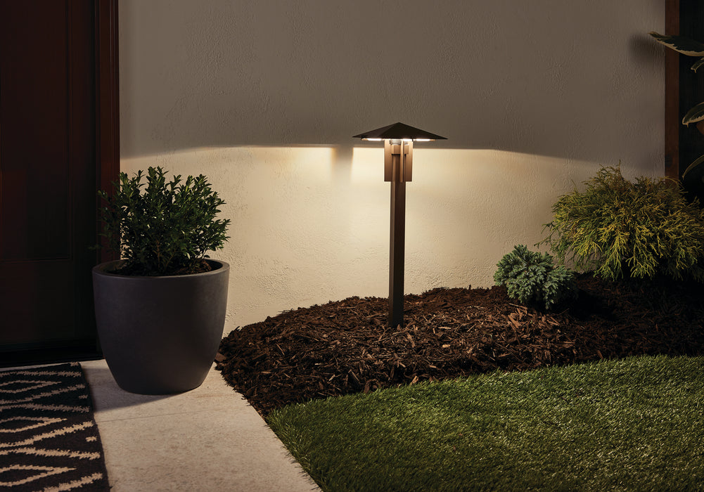 Myhouse Lighting Kichler - 15803AZT27R - LED Pyramid Path - No Family - Textured Architectural Bronze