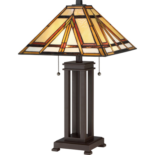 Myhouse Lighting Quoizel - TF2095TRS - Two Light Table Lamp - Gibbons - Russet