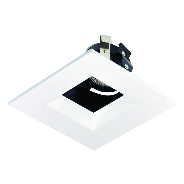Myhouse Lighting Nora Lighting - NL-4857BWW - 4"Sqtrm Regress,Adj,Ref - Rec Lv 4" Square Trim - Black/White