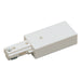 Myhouse Lighting Nora Lighting - NT-316W/L - Live End Feed, Left, 1 Circuit Track - Track Syst & Comp-1 Cir - White