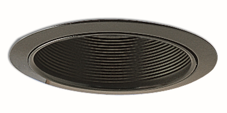 Myhouse Lighting Nora Lighting - NTM-40B - 6" Stepped Baffle W/ Metal Ring - Rec Inc 6" Trim - Black