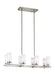 Myhouse Lighting Generation Lighting - F2986/8SN/CH - Eight Light Island Chandelier - Jonah - Satin Nickel / Chrome