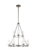 Myhouse Lighting Generation Lighting - F2987/9SN/CH - Nine Light Chandelier - Jonah - Satin Nickel / Chrome