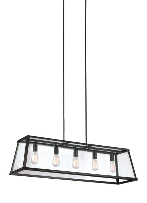 Myhouse Lighting Visual Comfort Studio - F3073/5ORB - Five Light Island Chandelier - Harrow - Oil Rubbed Bronze