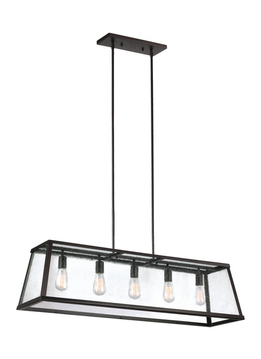 Myhouse Lighting Visual Comfort Studio - F3073/5ORB - Five Light Island Chandelier - Harrow - Oil Rubbed Bronze