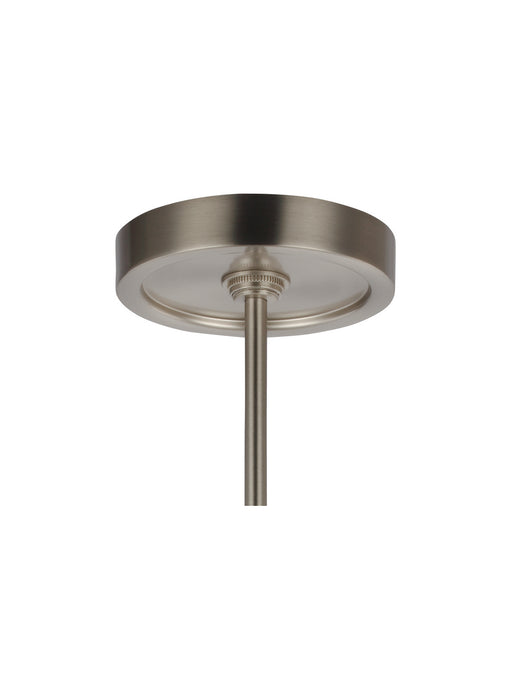 Myhouse Lighting Generation Lighting - P1334SN/CH - One Light Pendant - Jonah - Satin Nickel / Chrome