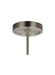 Myhouse Lighting Generation Lighting - P1334SN/CH - One Light Pendant - Jonah - Satin Nickel / Chrome