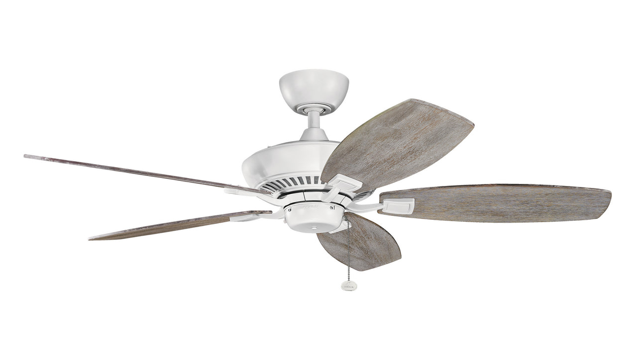 Myhouse Lighting Kichler - 300117MWH - 52"Ceiling Fan - Canfield - Matte White