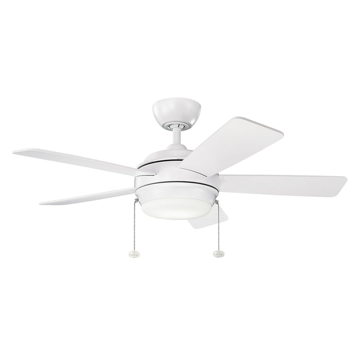 Myhouse Lighting Kichler - 330171MWH - 42"Ceiling Fan - Starkk - Matte White