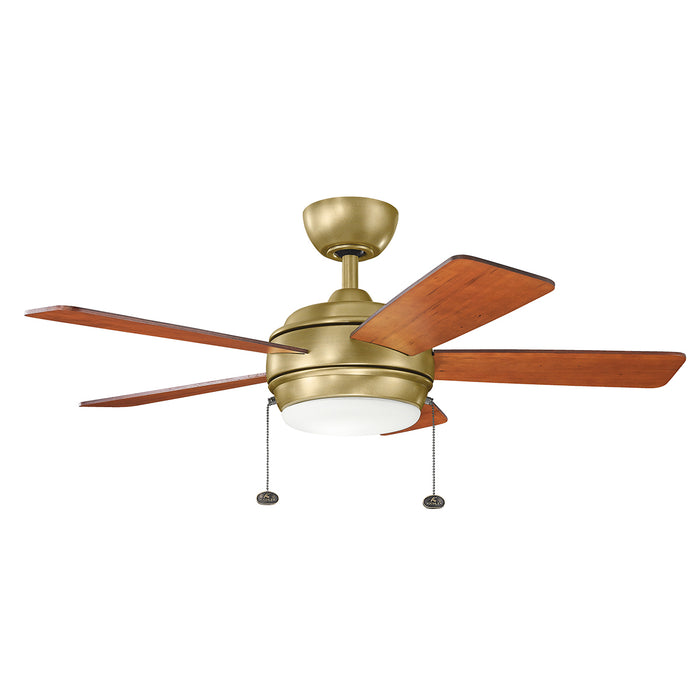 Myhouse Lighting Kichler - 330171NBR - 42"Ceiling Fan - Starkk - Natural Brass