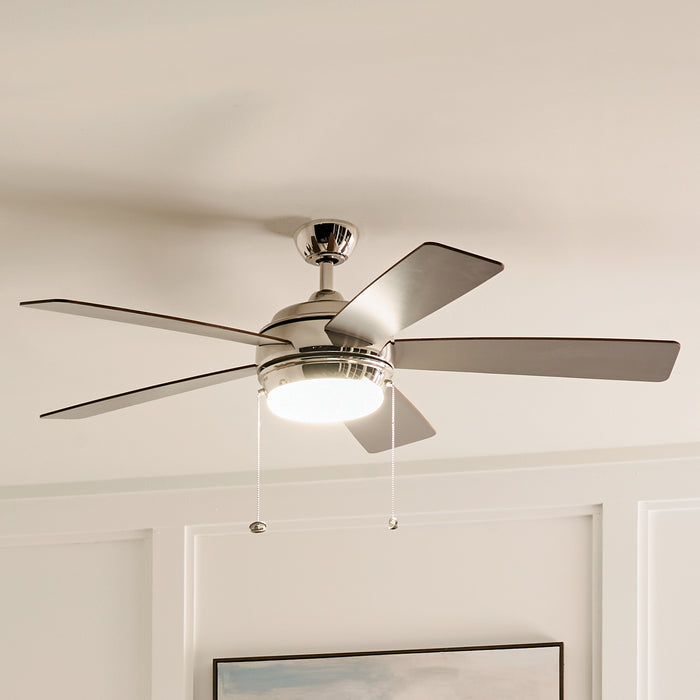 Myhouse Lighting Kichler - 330174PN - 52"Ceiling Fan - Starkk - Polished Nickel