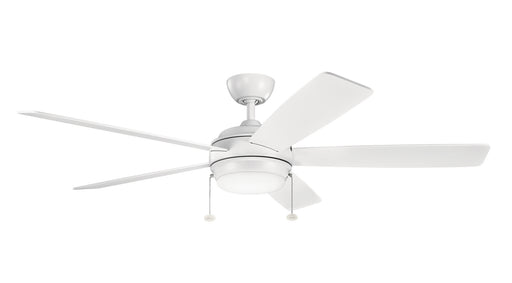 Myhouse Lighting Kichler - 330180MWH - 60"Ceiling Fan - Starkk - Matte White