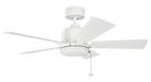 Myhouse Lighting Kichler - 330241MWH - 42"Ceiling Fan - Lucian II - Matte White