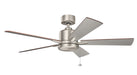 Myhouse Lighting Kichler - 330242NI - 52"Ceiling Fan - Lucian II - Brushed Nickel