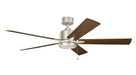 Myhouse Lighting Kichler - 330243NI - 60"Ceiling Fan - Lucian II - Brushed Nickel