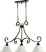 Myhouse Lighting Quorum - 6554-3-186 - Three Light Island Pendant - Bryant - Oiled Bronze w/ Satin Opal