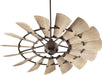 Myhouse Lighting Quorum - 96015-86 - 60"Ceiling Fan - Windmill - Oiled Bronze