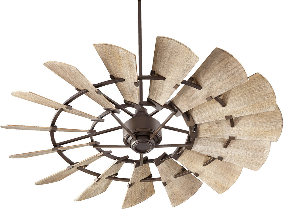 Myhouse Lighting Quorum - 96015-86 - 60"Ceiling Fan - Windmill - Oiled Bronze
