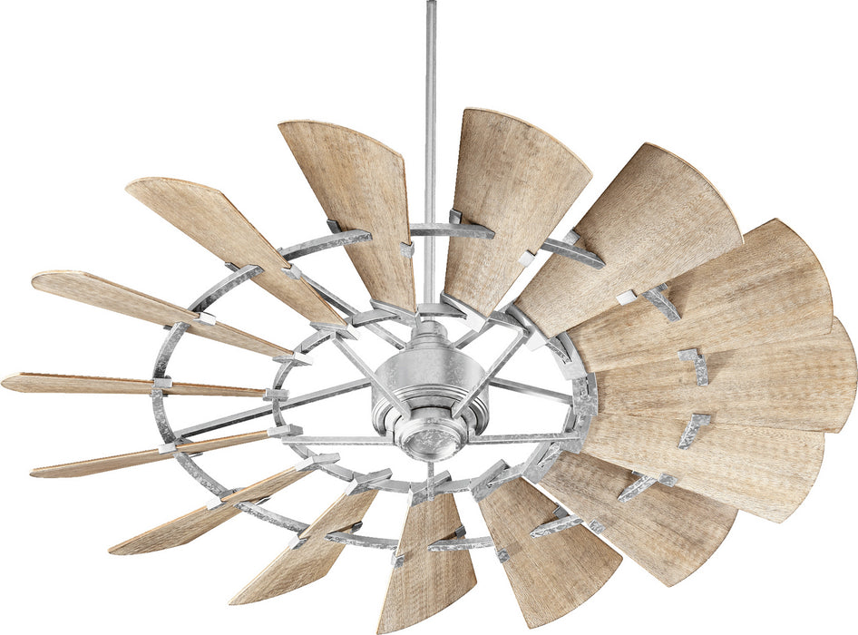 Myhouse Lighting Quorum - 96015-9 - 60"Ceiling Fan - Windmill - Galvanized