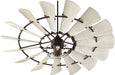 Myhouse Lighting Quorum - 97215-86 - 72"Ceiling Fan - Windmill - Oiled Bronze