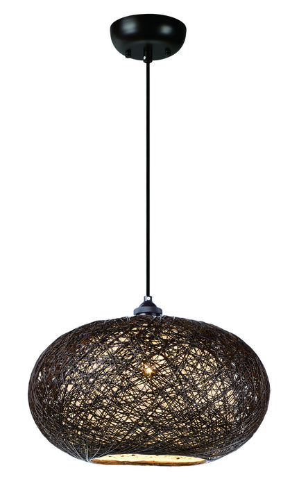 Myhouse Lighting Maxim - 14402CHWT - One Light Outdoor Pendant - Bali - Chocolate