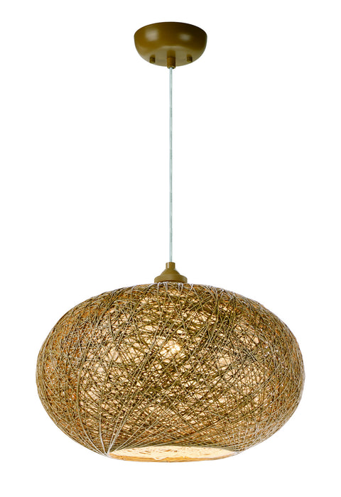 Myhouse Lighting Maxim - 14402NAWT - One Light Outdoor Pendant - Bali - Natural