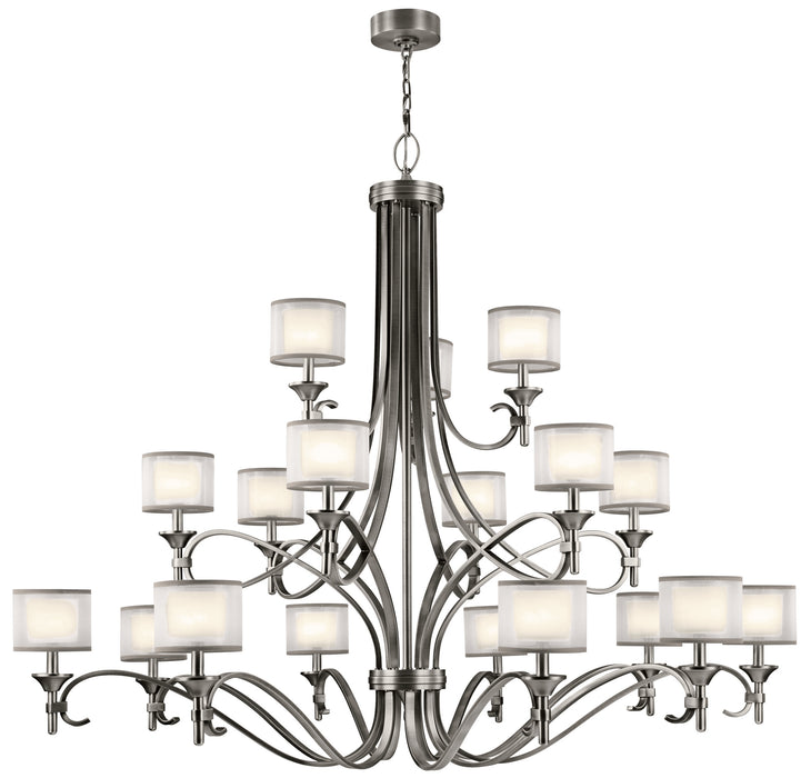 Myhouse Lighting Kichler - 42396AP - 18 Light Chandelier - Lacey - Antique Pewter