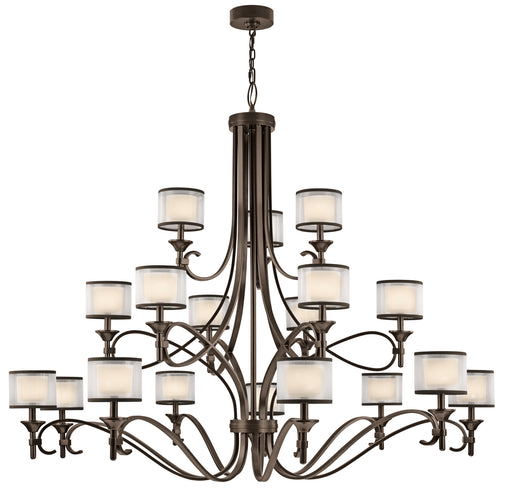 Myhouse Lighting Kichler - 42396MIZ - 18 Light Chandelier - Lacey - Mission Bronze